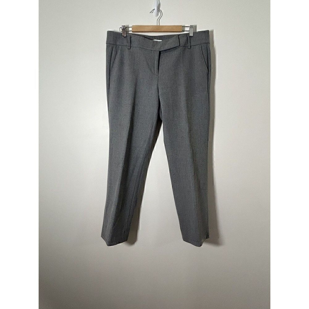 Ann Taylor LOFT Size 14 Marisa Pants Stretch Gray